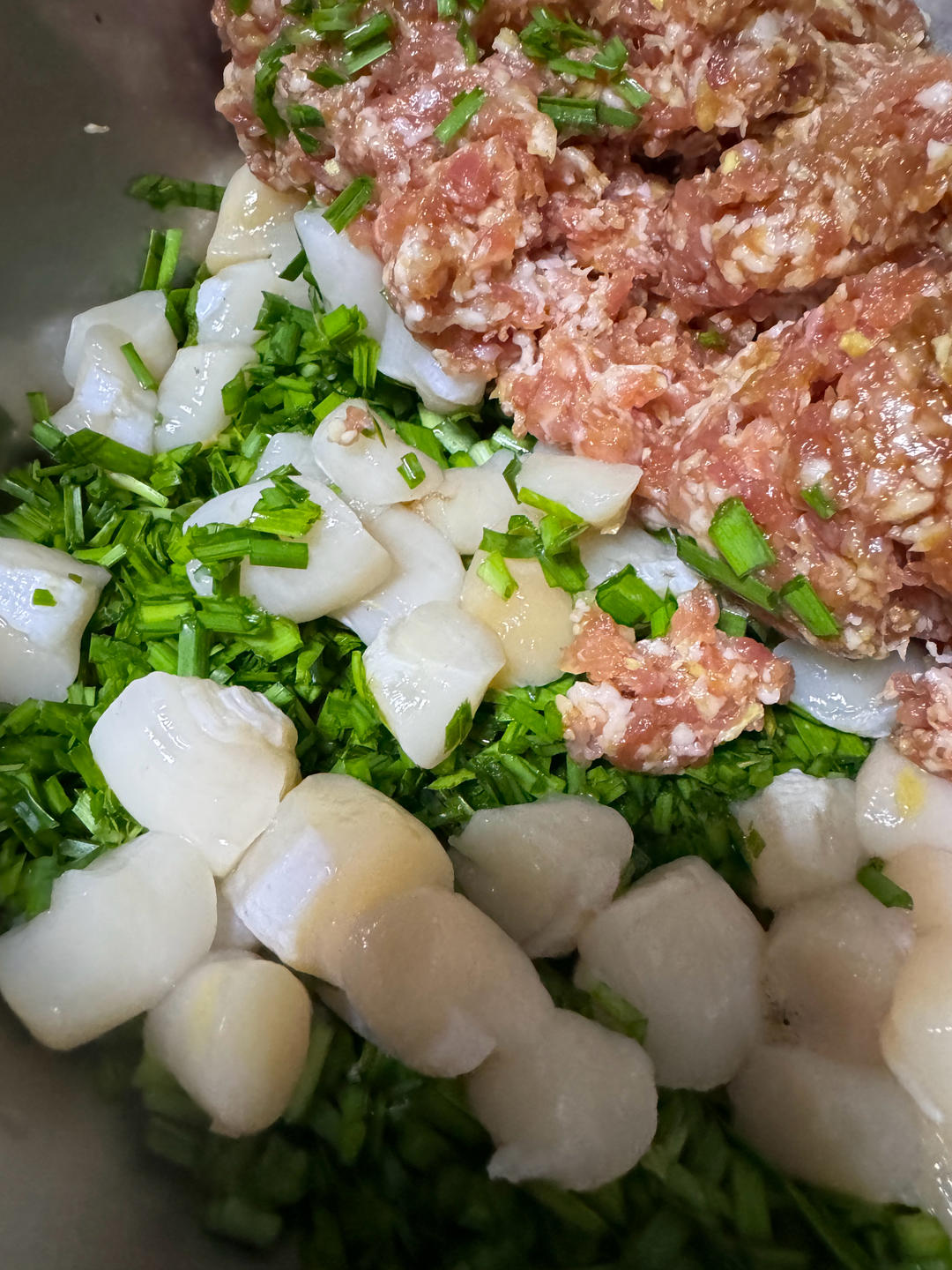 扇贝丁猪肉韭菜饺子，刷新对日常饺子的认知
