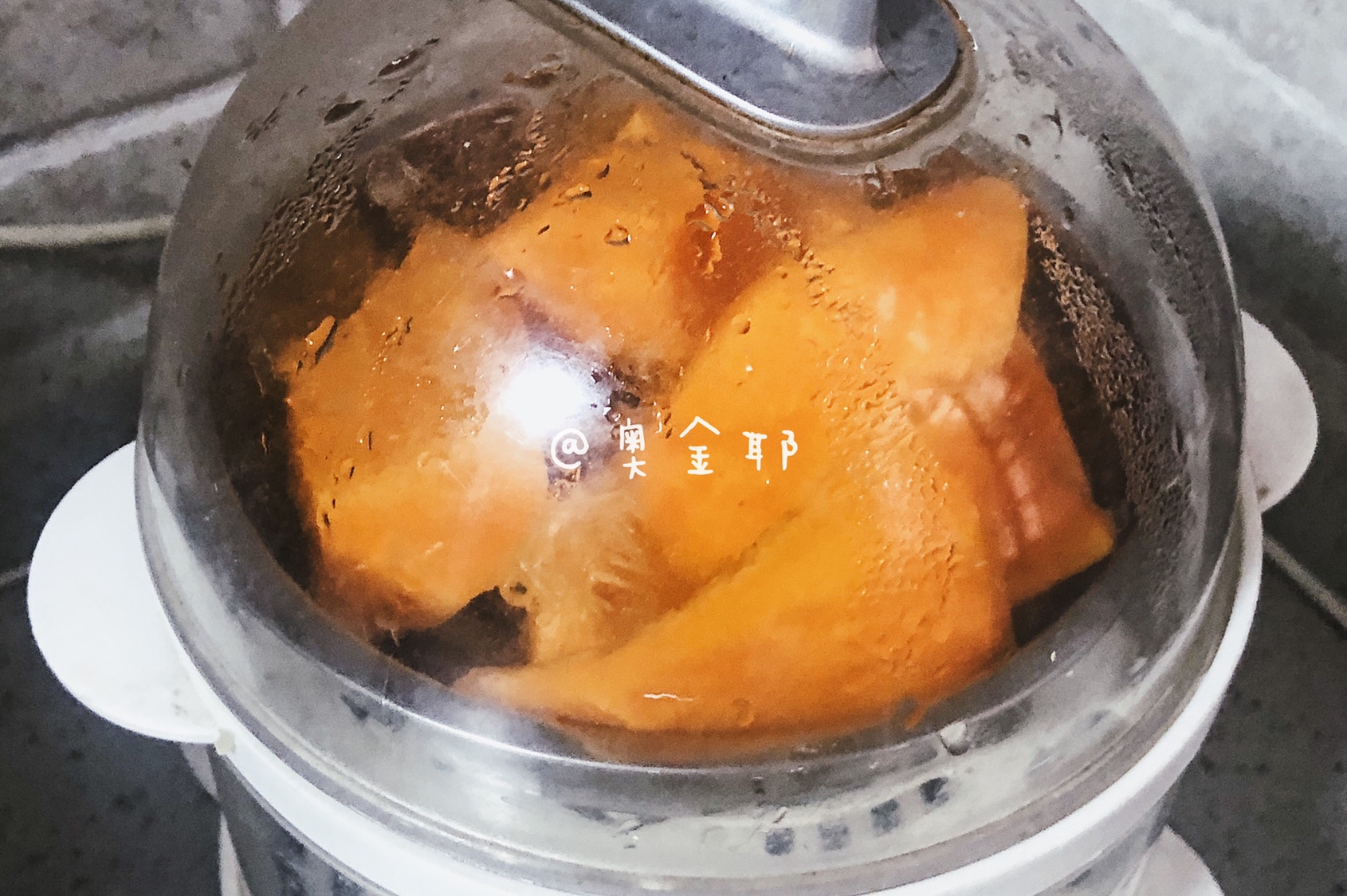 减脂早餐㊙️‼️·浓浓奶香的燕麦南瓜羹的做法 步骤3