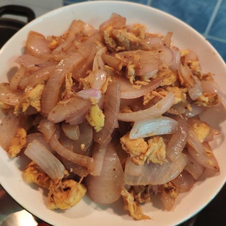 洋葱炒鸡蛋