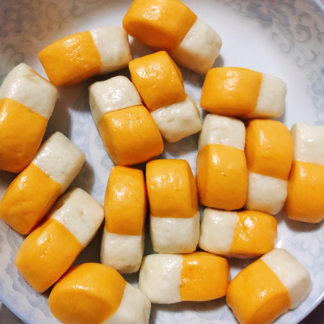 wmc梦一场做的双色小馒头 宝宝辅食食谱