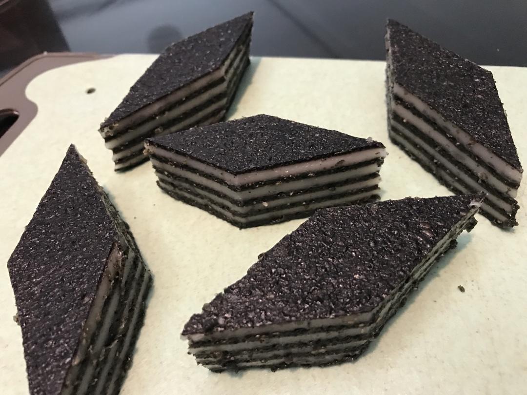 黑芝麻千层马蹄糕