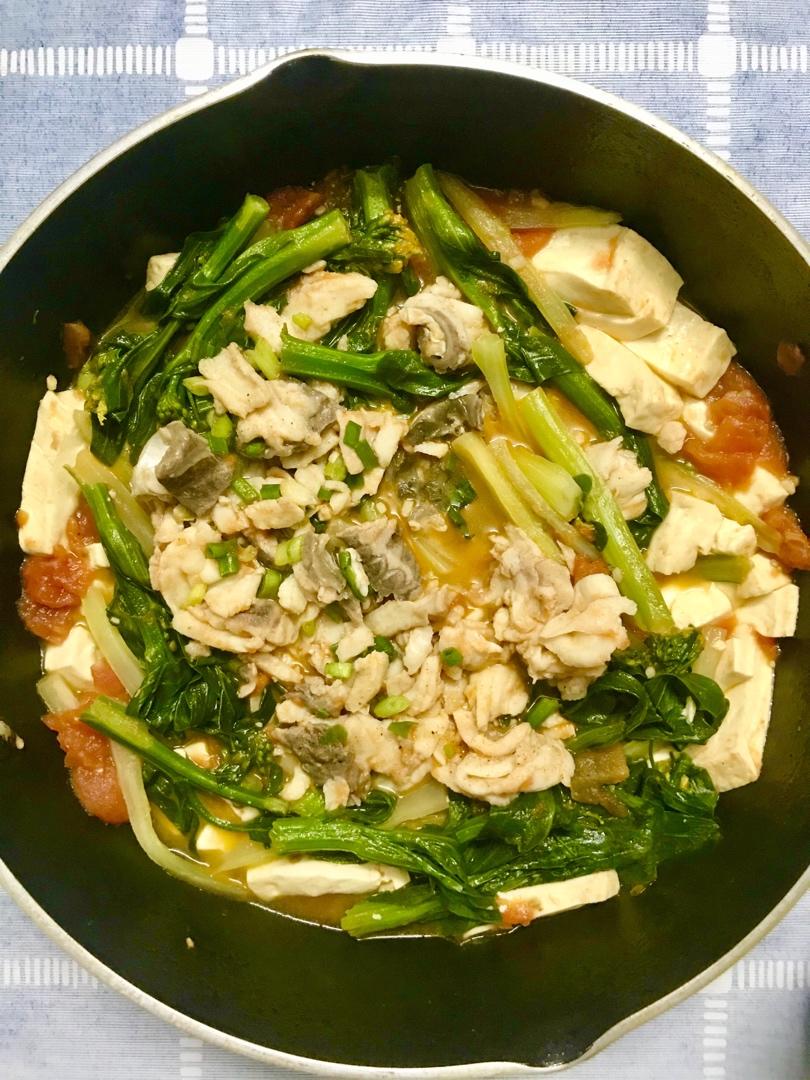 龙利鱼豆腐煲