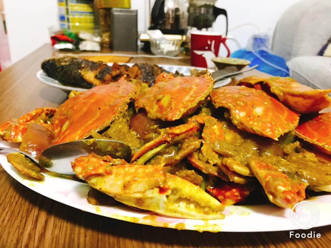泰式咖喱炒蟹