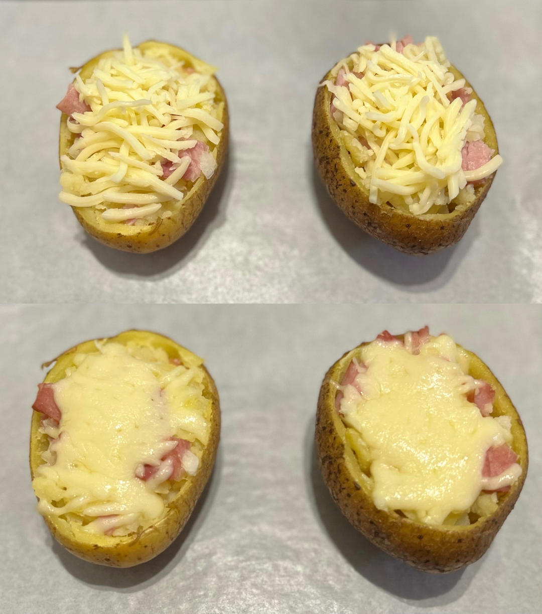 好吃到起飞的芝士烤土豆，香软可口大拉丝