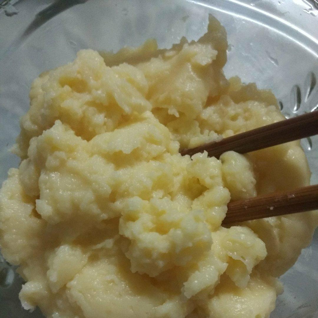 爱心奶黄馅（炒出来的奶黄馅）