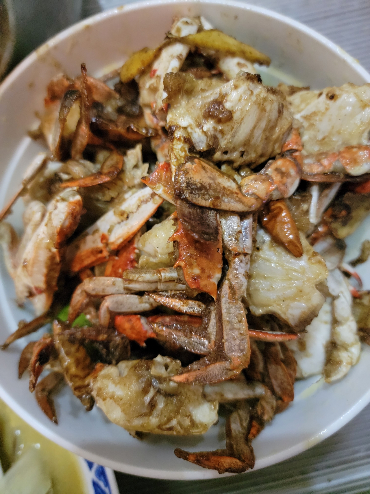 姜葱炒螃蟹的做法