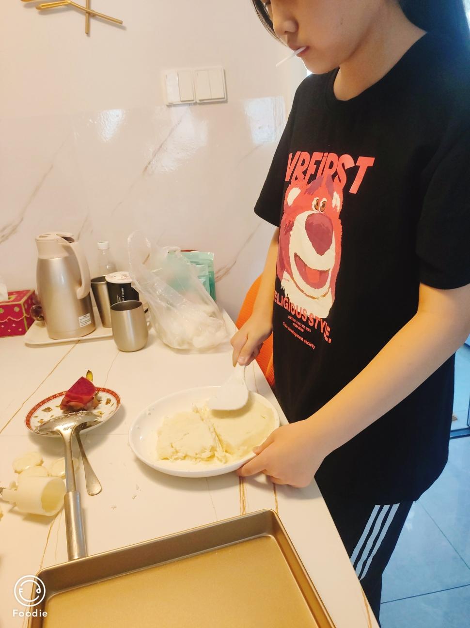 纯奶手撕吐司的做法 步骤1