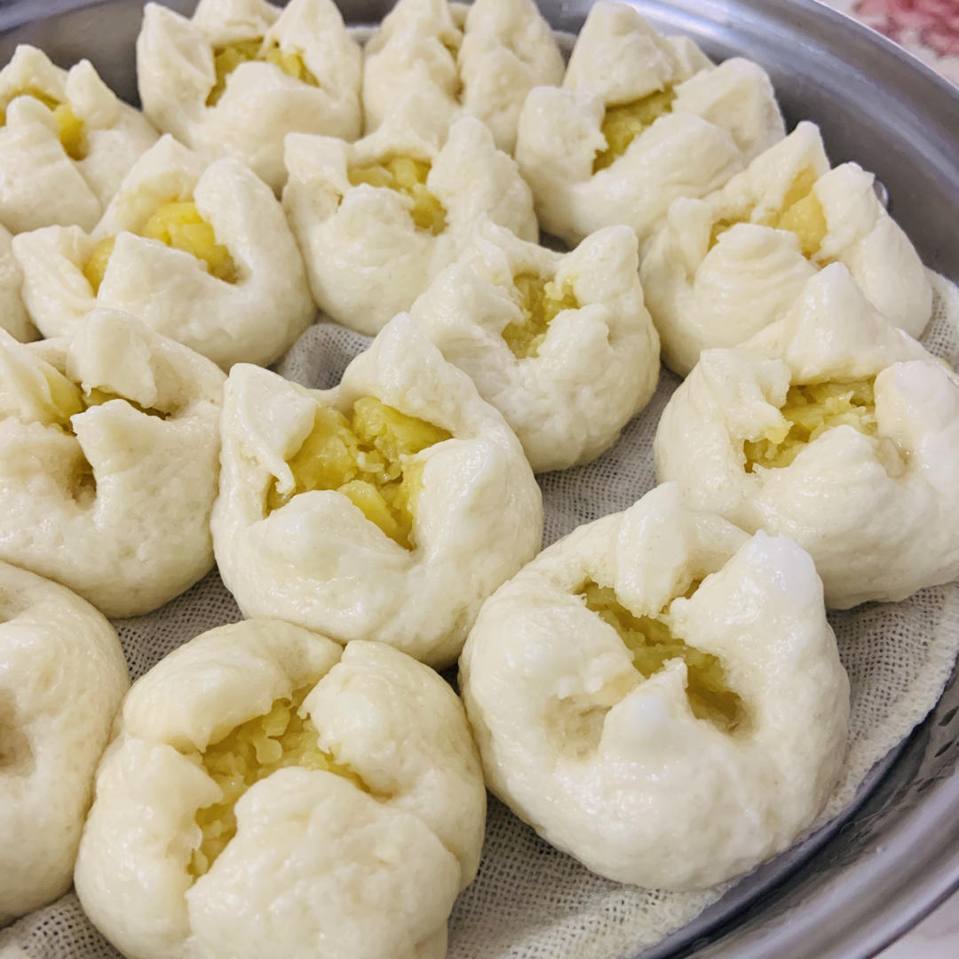 奶黄馅儿和奶黄包