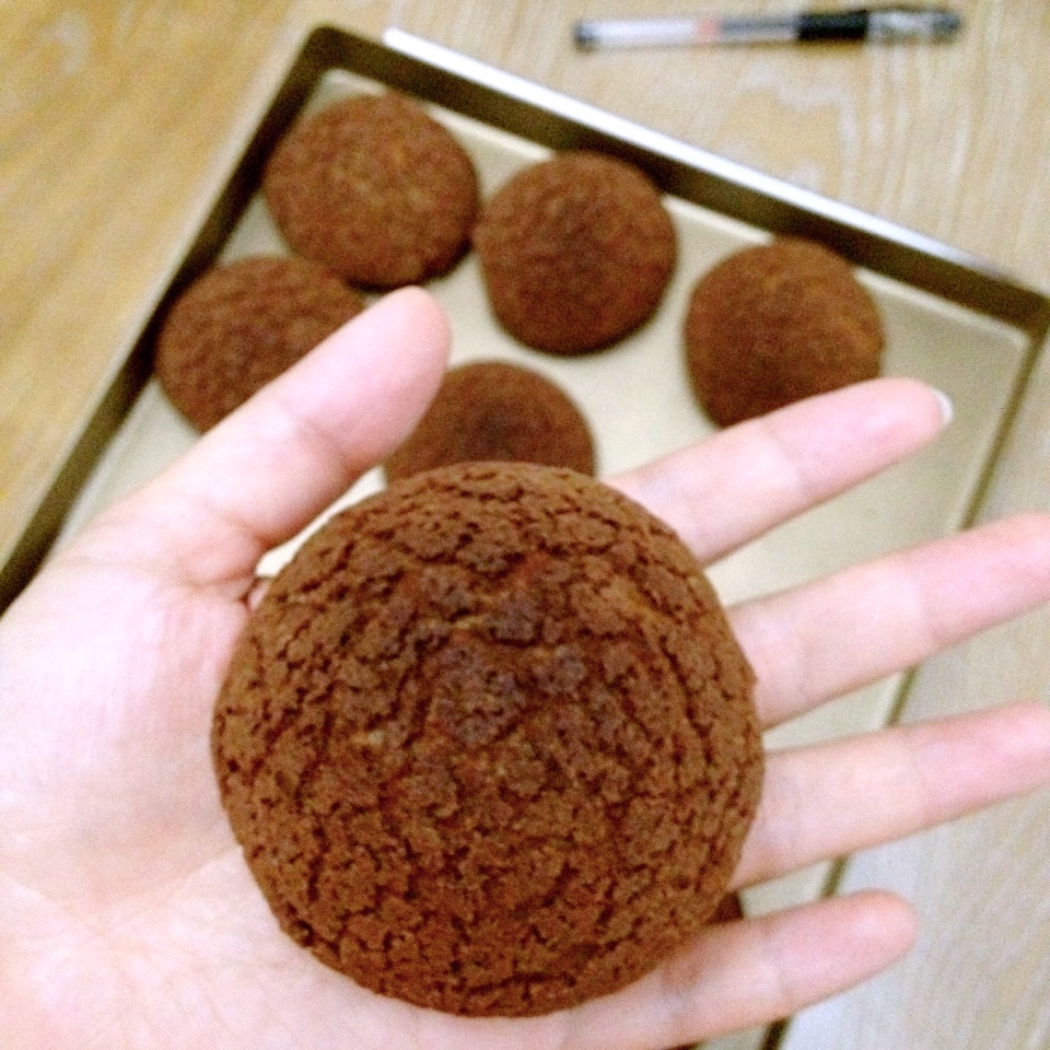 巧克力酥皮泡芙