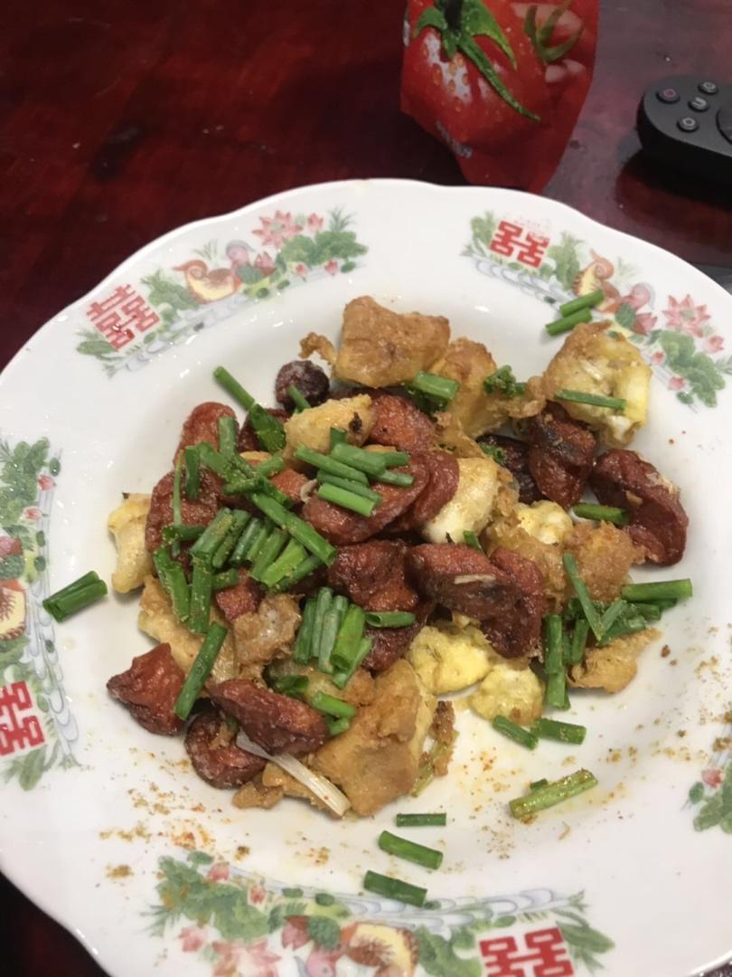 吃一次就爱上的孜然香肠馒头丁