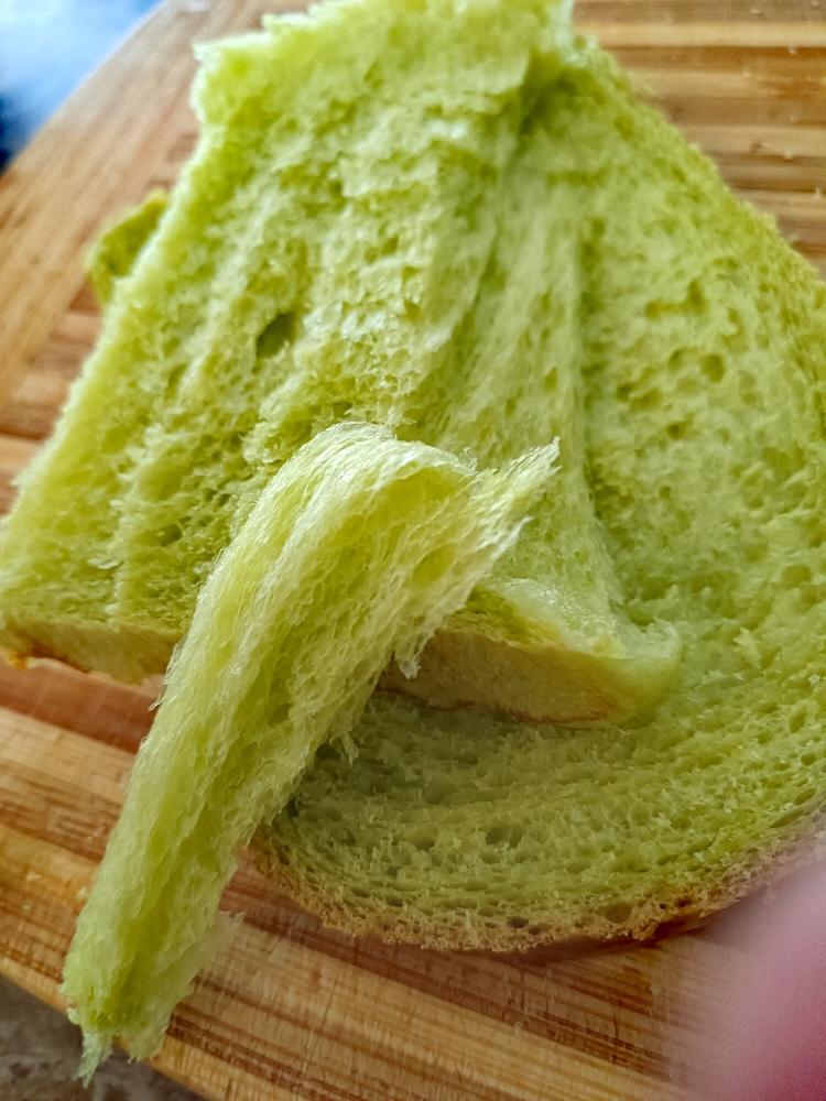 椰油椰浆绿菠吐司