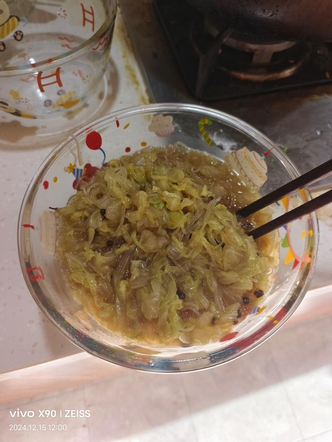 粉丝炒白菜