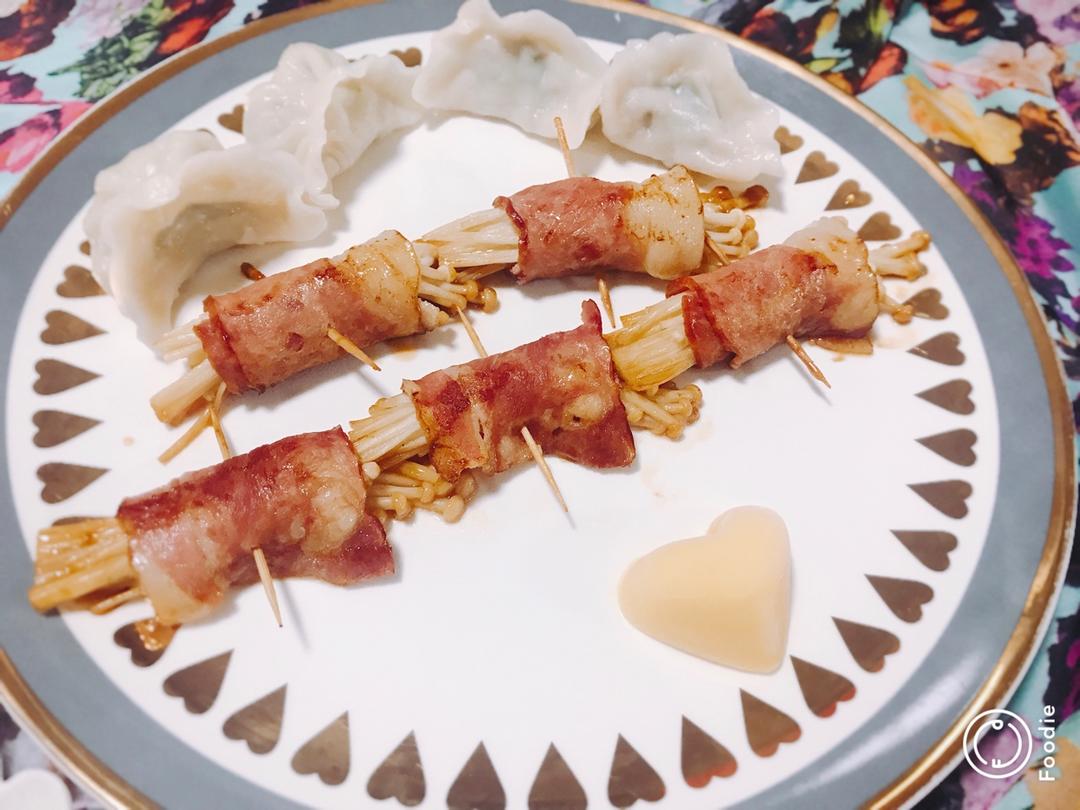 金针菇培根卷
