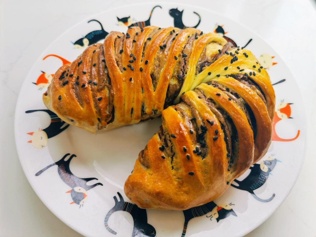 超级简单的红豆沙面包卷