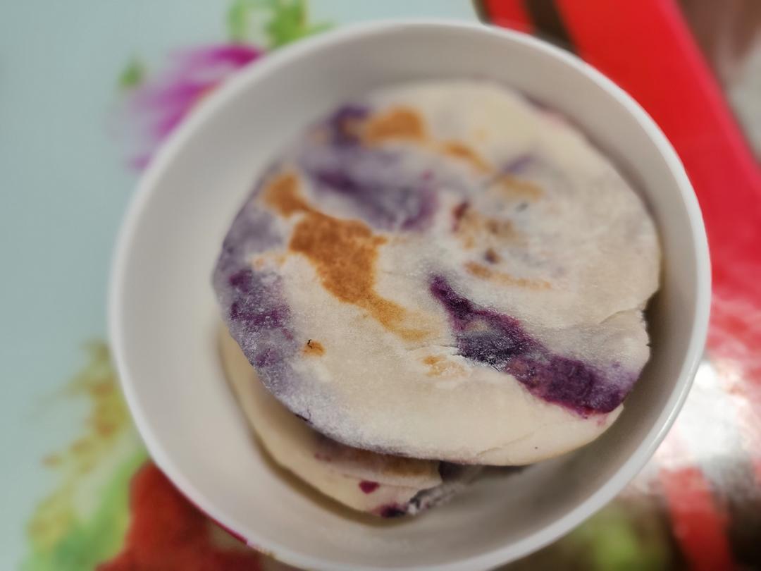 山药紫薯饼—快手早餐