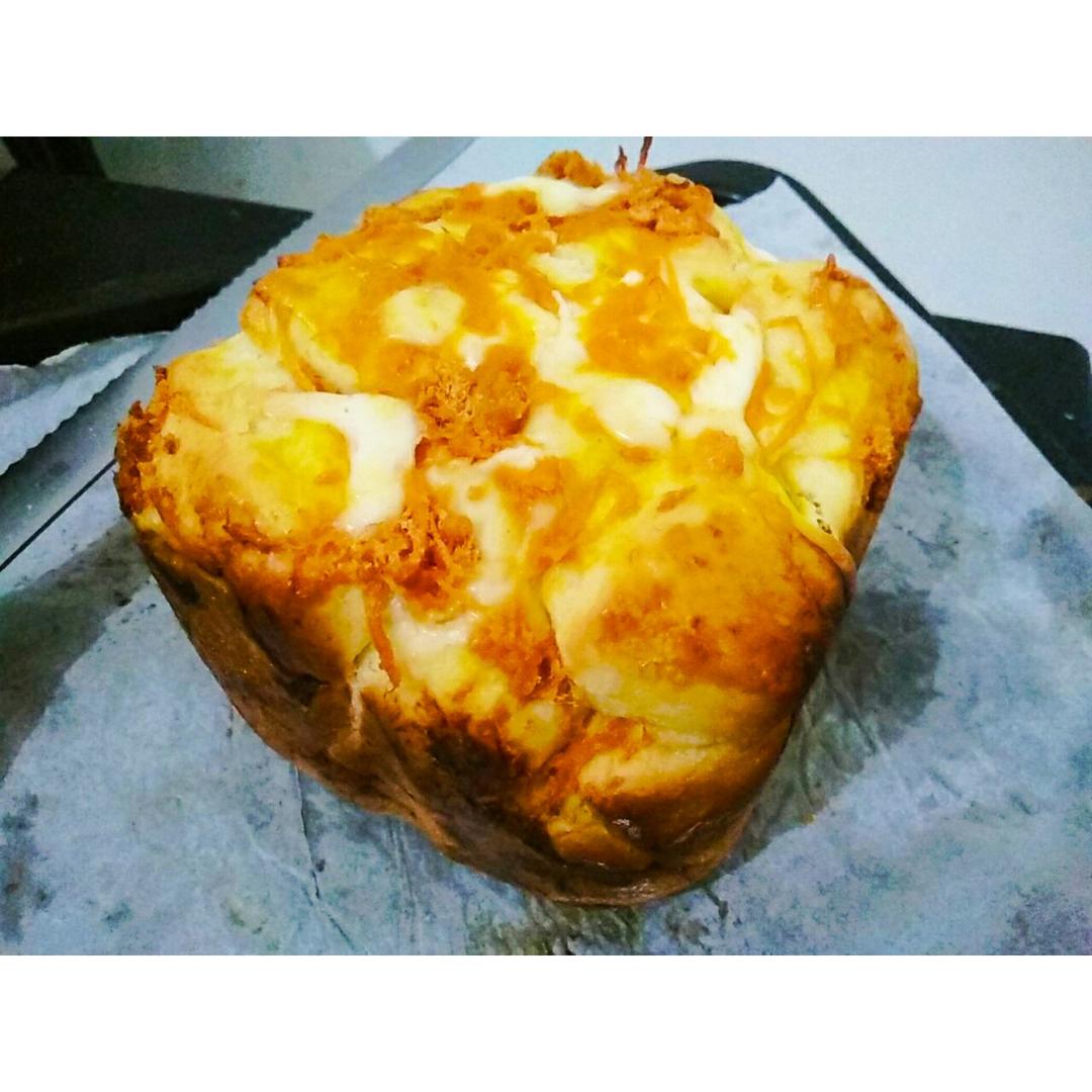 肉松手撕面包—超软会爆浆的面包哟