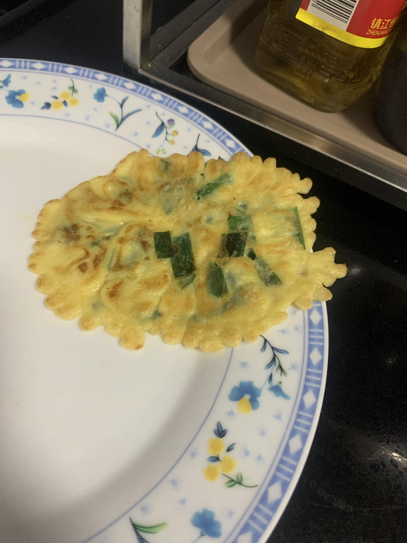 韭菜鸡蛋饼