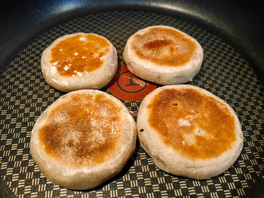 山药紫薯饼【宝宝辅食】