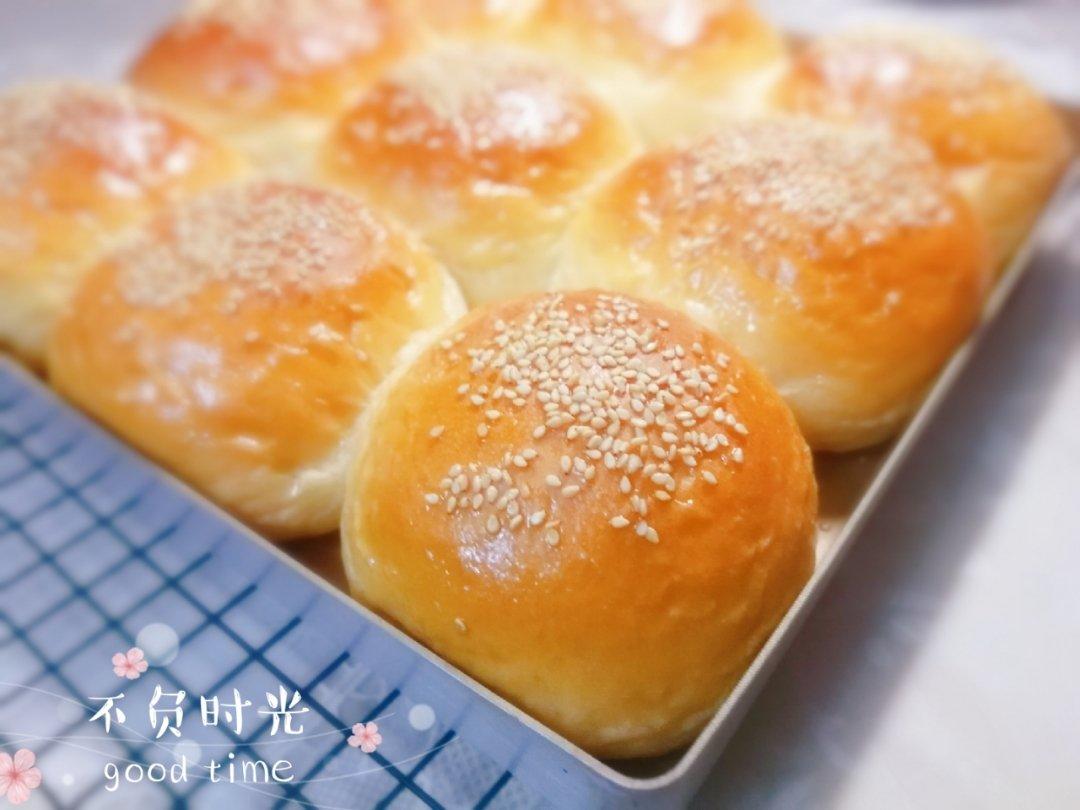 鲜奶油小餐包（一次发酵）