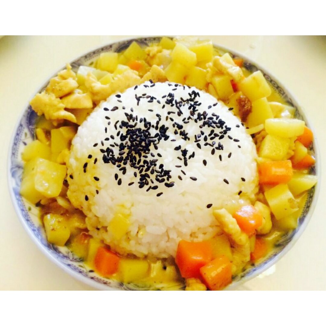 咖喱鸡饭