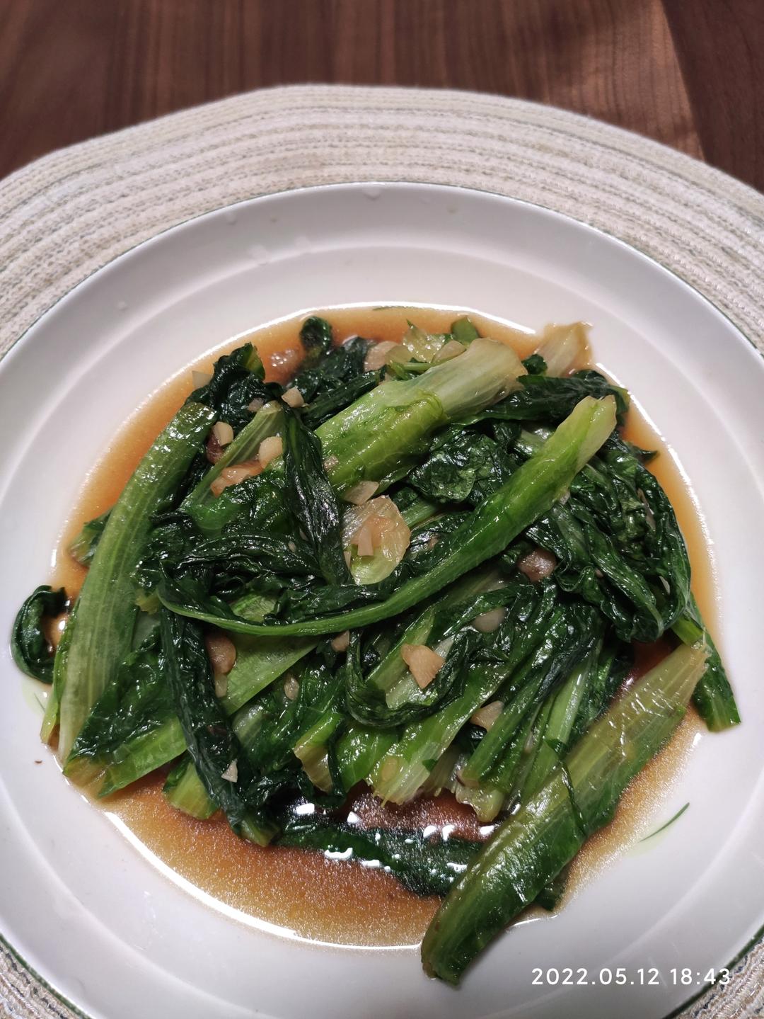 蒜蓉油麦菜（蚝油）