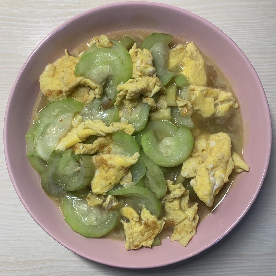 丝瓜炒蛋