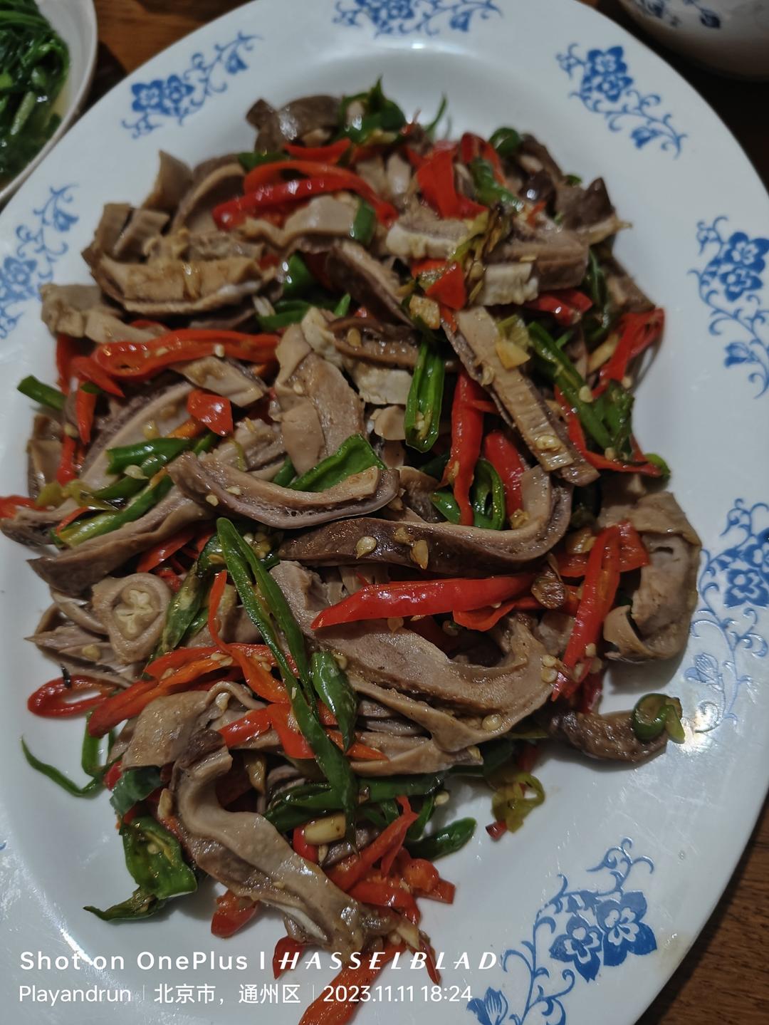 双椒肚丝