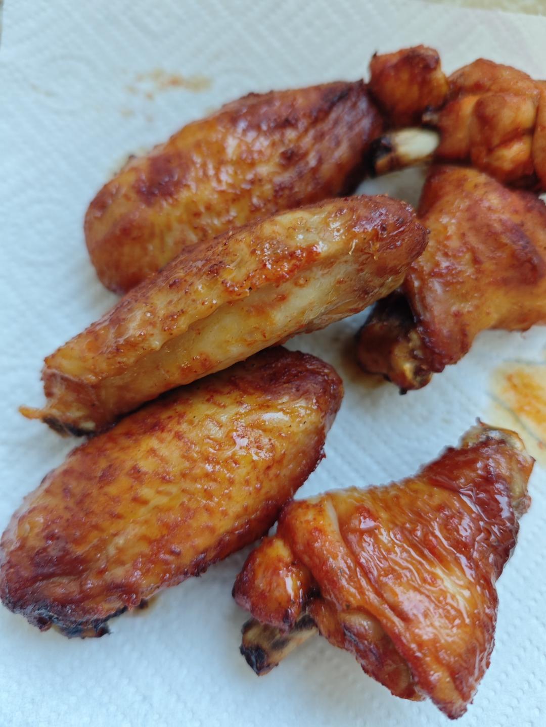 不放一滴油的空气炸锅版～奥尔良烤鸡翅