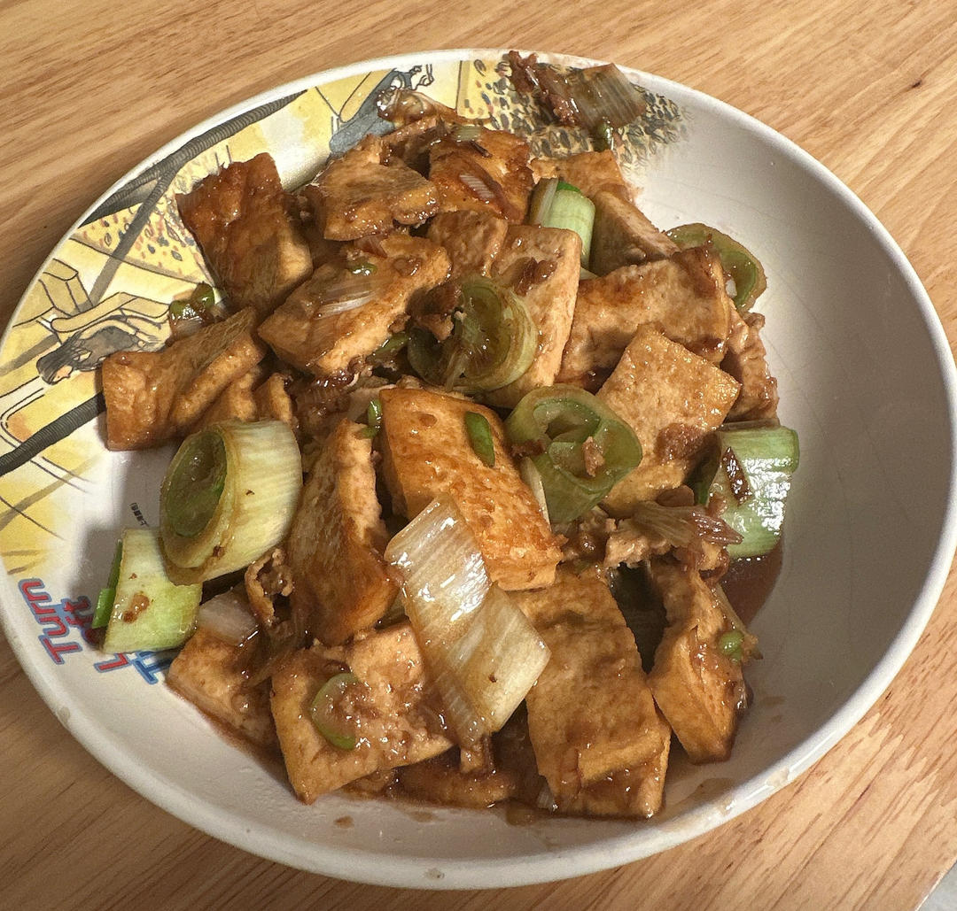 大葱烧豆腐
