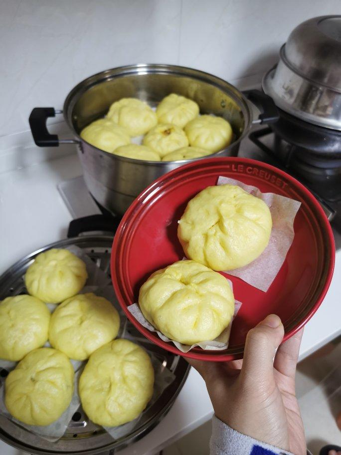 胡萝卜木耳鸡蛋素包子