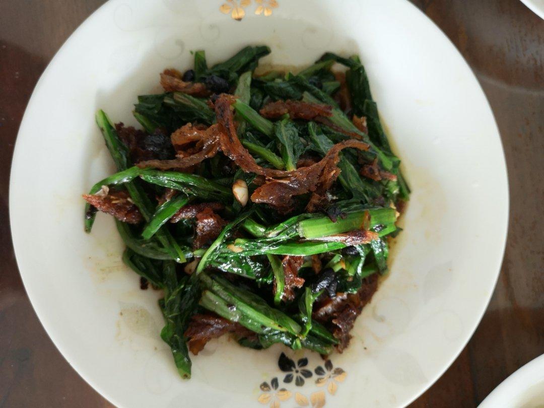 豆豉鲮鱼油麦菜