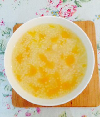 南瓜小米粥