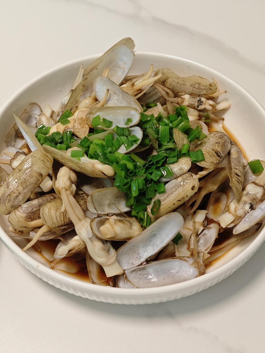 葱油蛏子