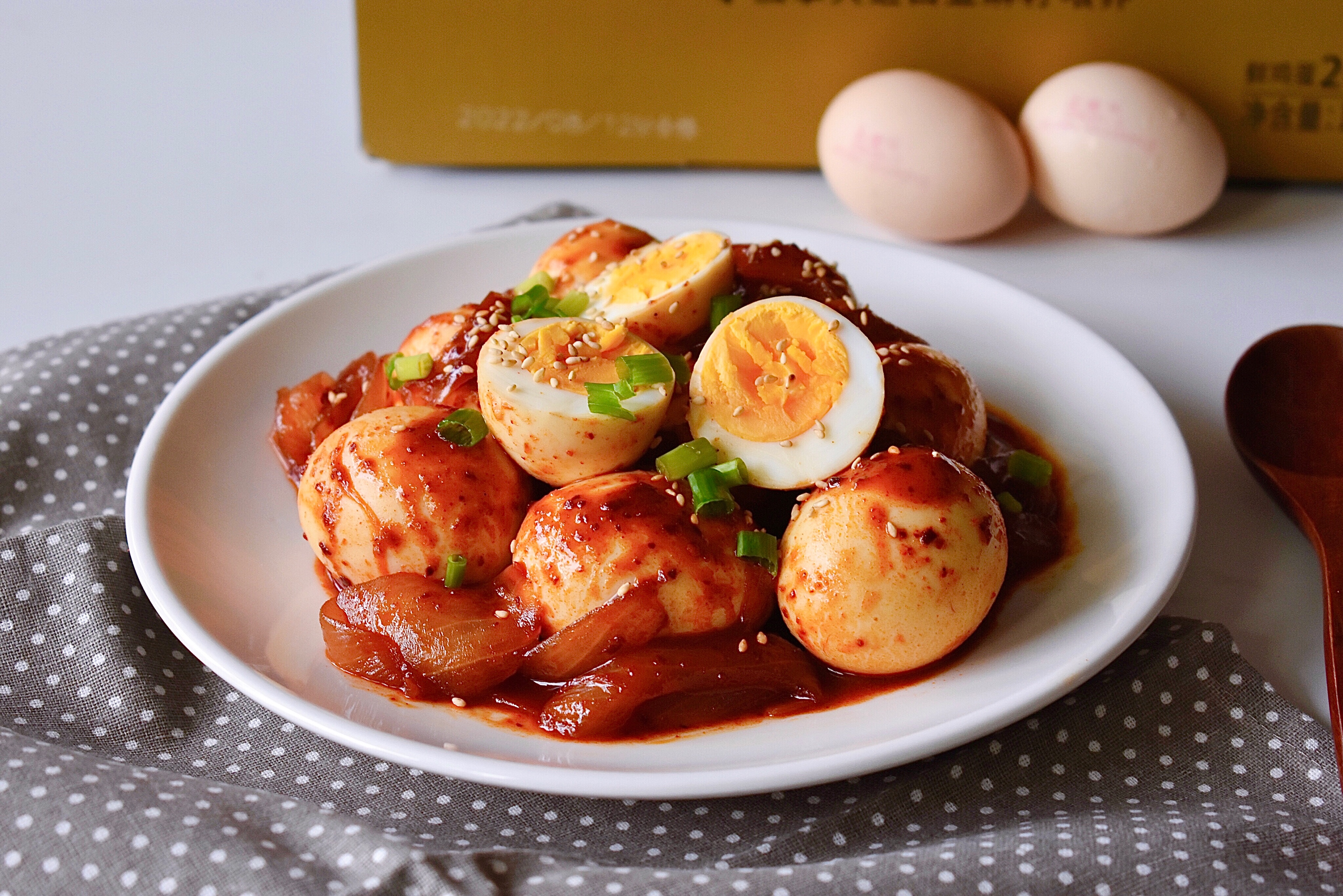超简单减脂韩式辣酱炒鸡蛋，韩国下饭菜，消耗辣酱的做法