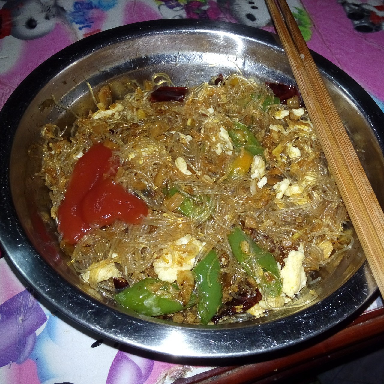 鸡蛋炒粉丝