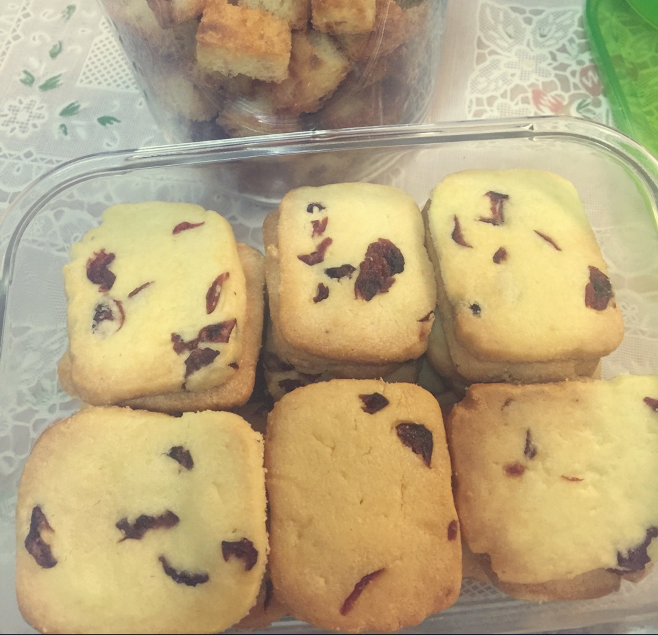 蔓越莓饼干的做法（烤箱做饼干）
