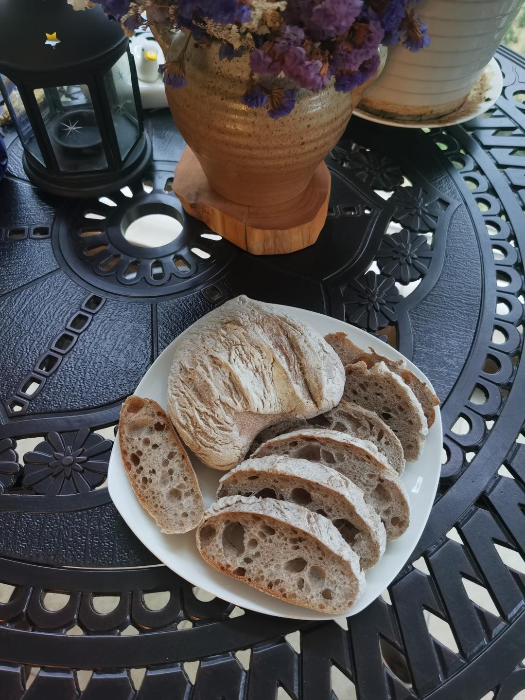 黑麦恰巴塔丨直接法·免酵种·新手友好