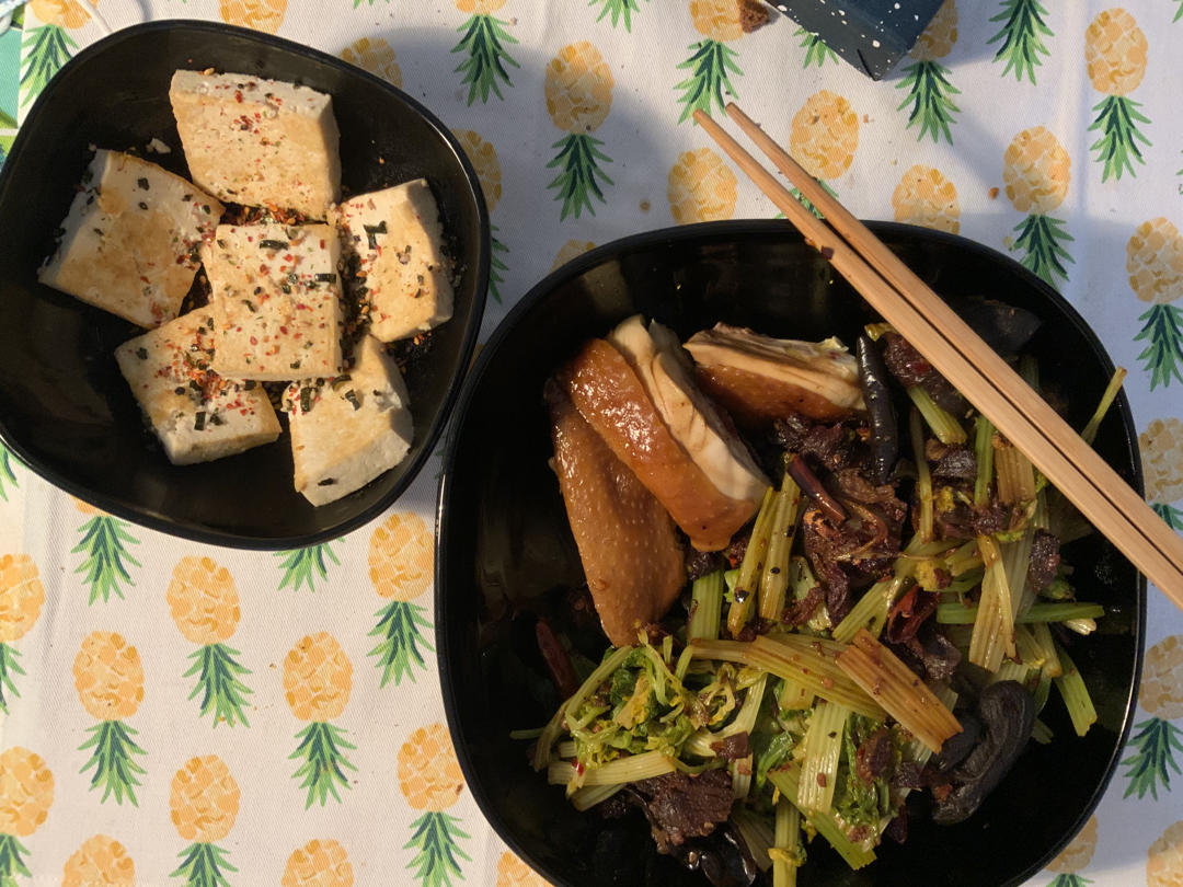美味减脂餐：香煎孜然豆腐