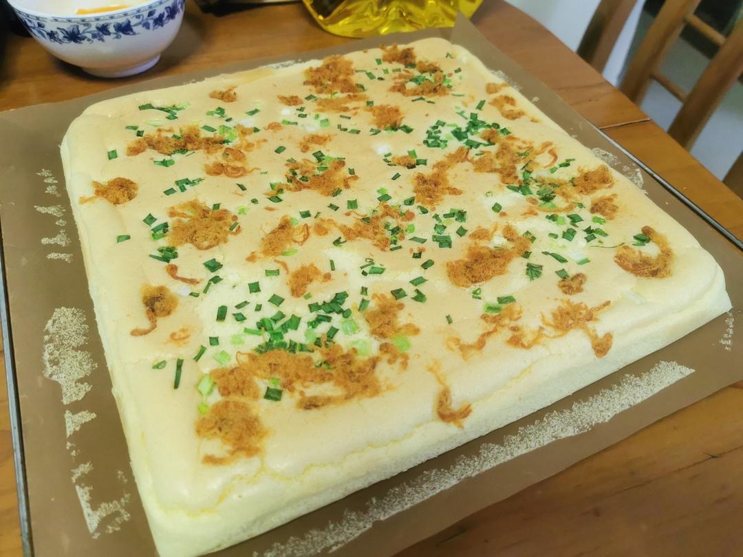 香葱肉松蛋糕卷-绵软细腻/可盐可甜