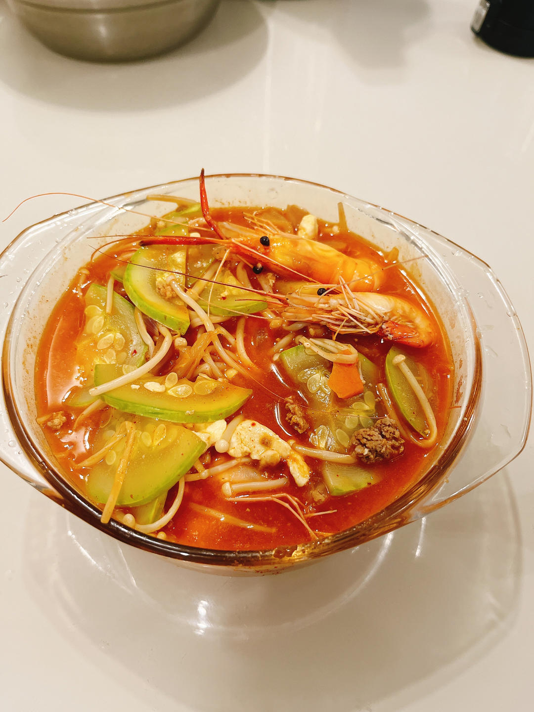 韩式泡菜豆腐锅/辣白菜豆腐汤