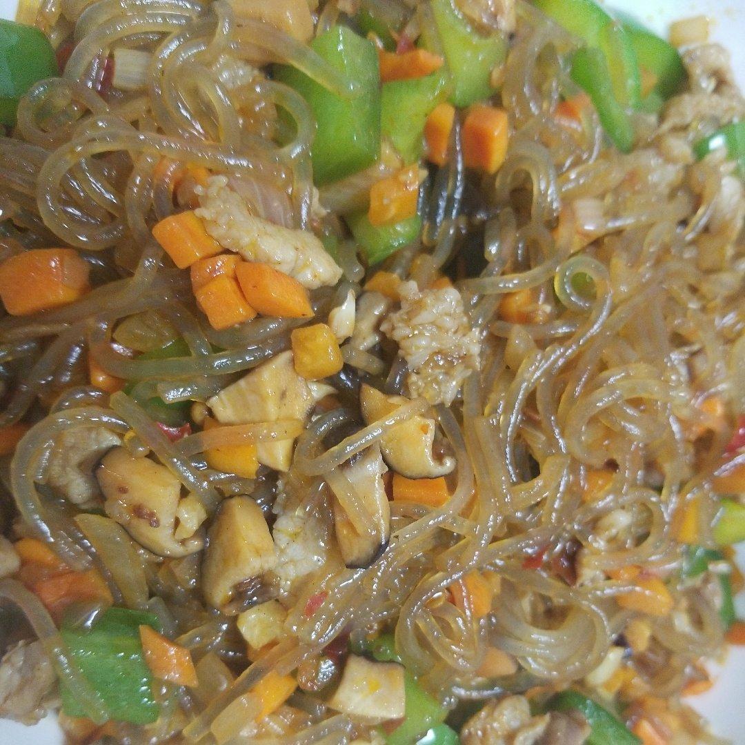 肉末炒粉丝