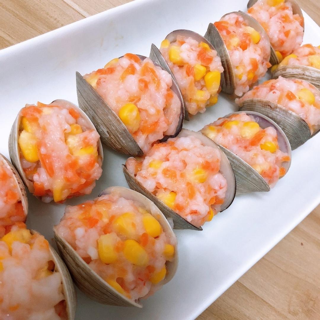 蛤蜊酿虾滑
