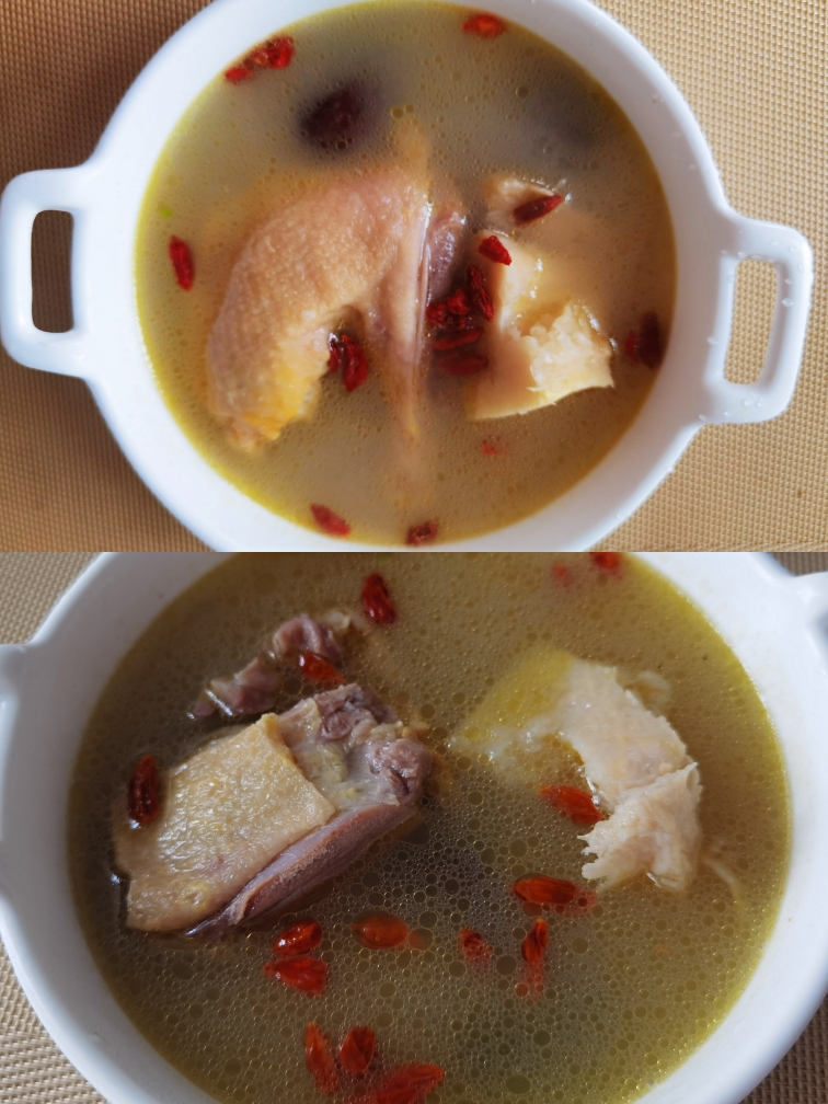㊙️榴莲壳煲鸡汤💯汤鲜肉嫩的做法