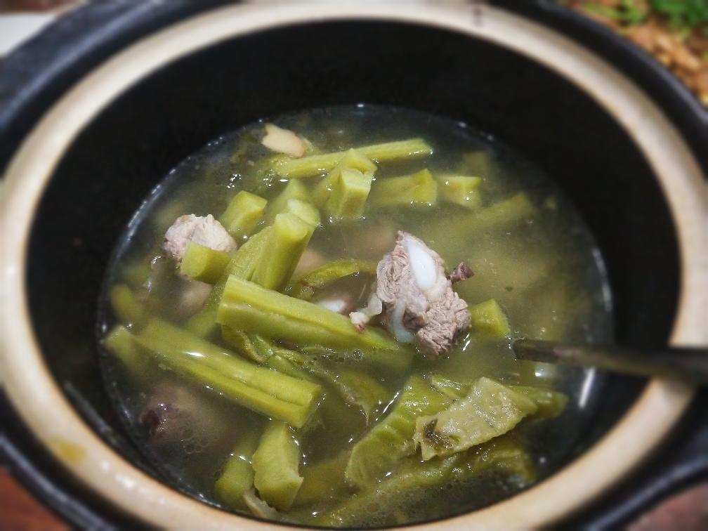 苦瓜排骨咸菜汤