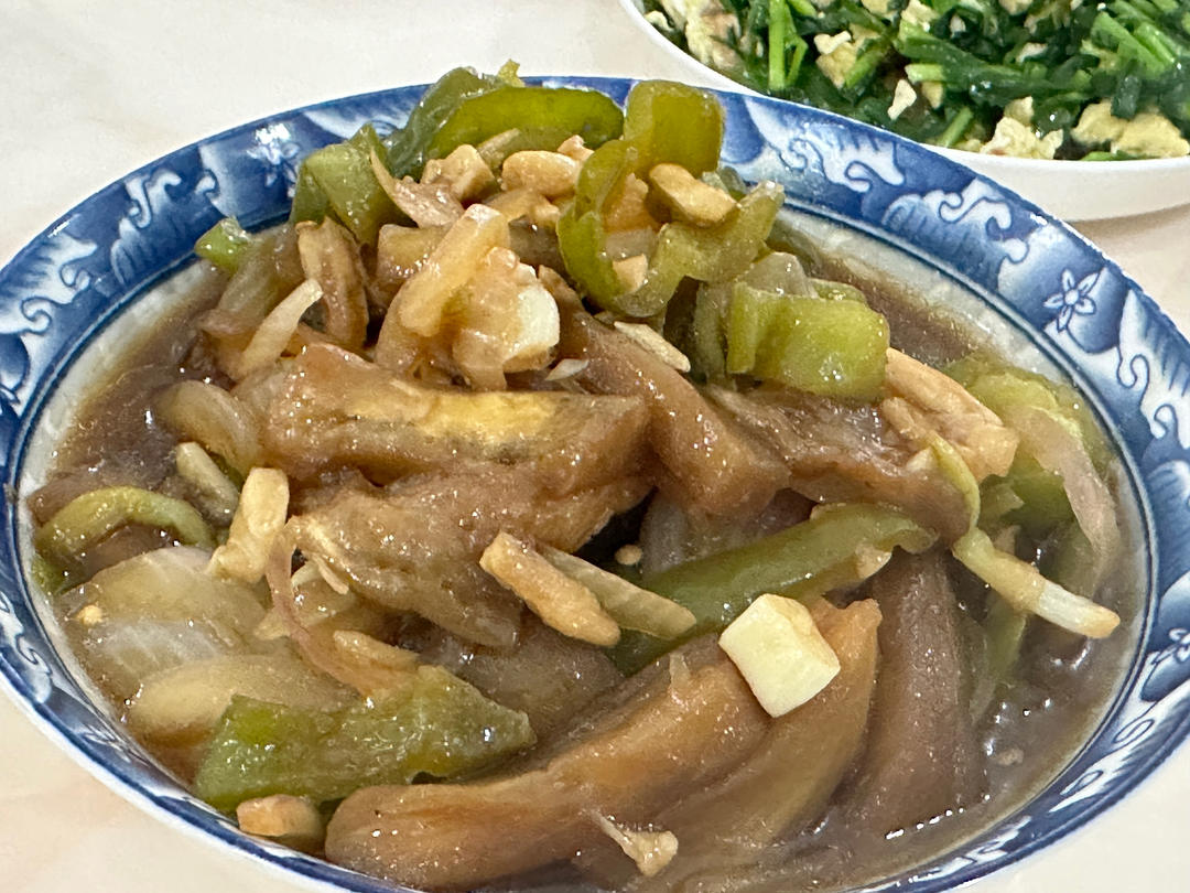 虎皮辣子烧茄子