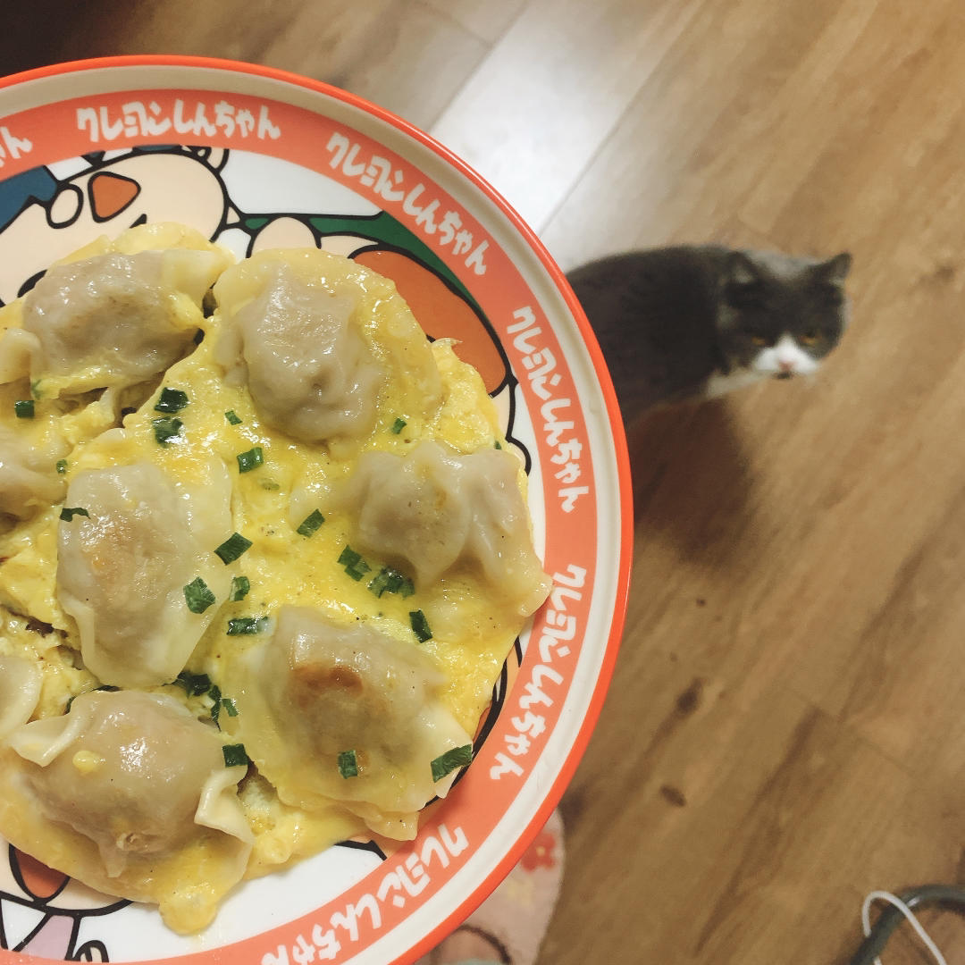 抱蛋煎饺（关键小步骤）