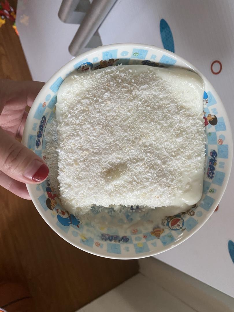椰蓉牛奶小方（不用淡奶油，炼奶）