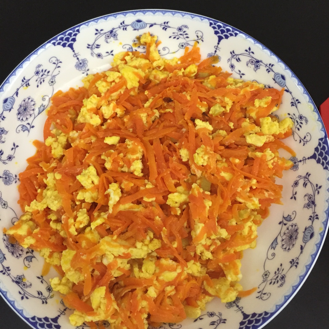 孤独的美食家-胡萝卜炒蛋