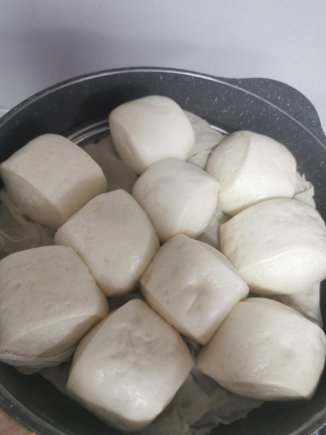 老爸最爱吃的大馒头 蓬松煊软面香味十足 附细节视频详解