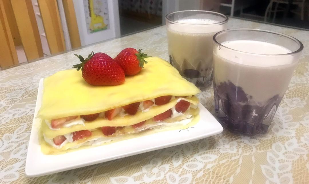 🥞芒果千层蛋糕（班戟粉版）